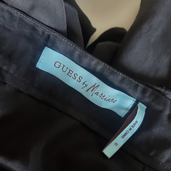 GUESS by Marciano / Ruffled black mini skirt / Size 0 - Picture 4 of 5